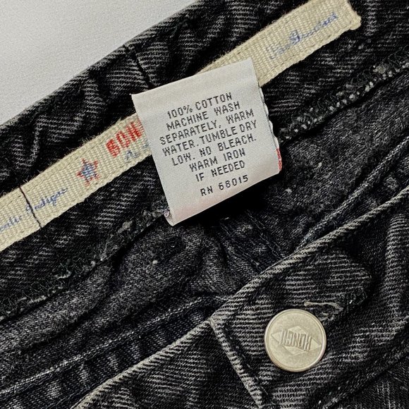 Bongo Vintage 90s High Waisted Mom Jeans Grunge Mall Goth - Picture 5 of 8